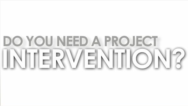 project management intervention video